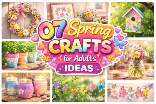 07 Spring Crafts for Adults Ideas