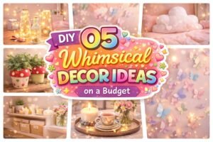 DIY 05 Whimsical Decor Ideas on a Budget