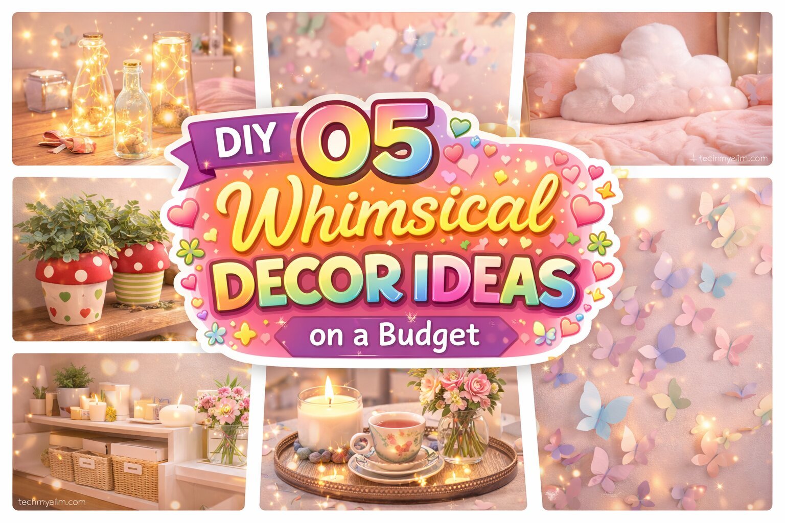 DIY 05 Whimsical Decor Ideas on a Budget