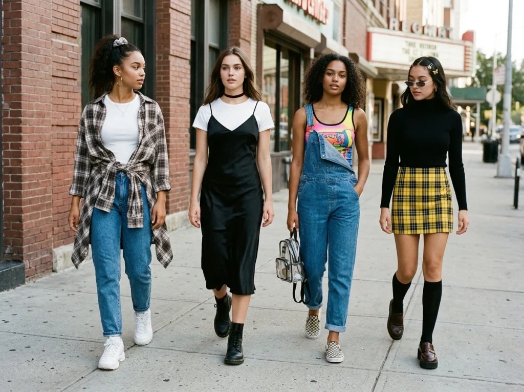 90s fashion for females