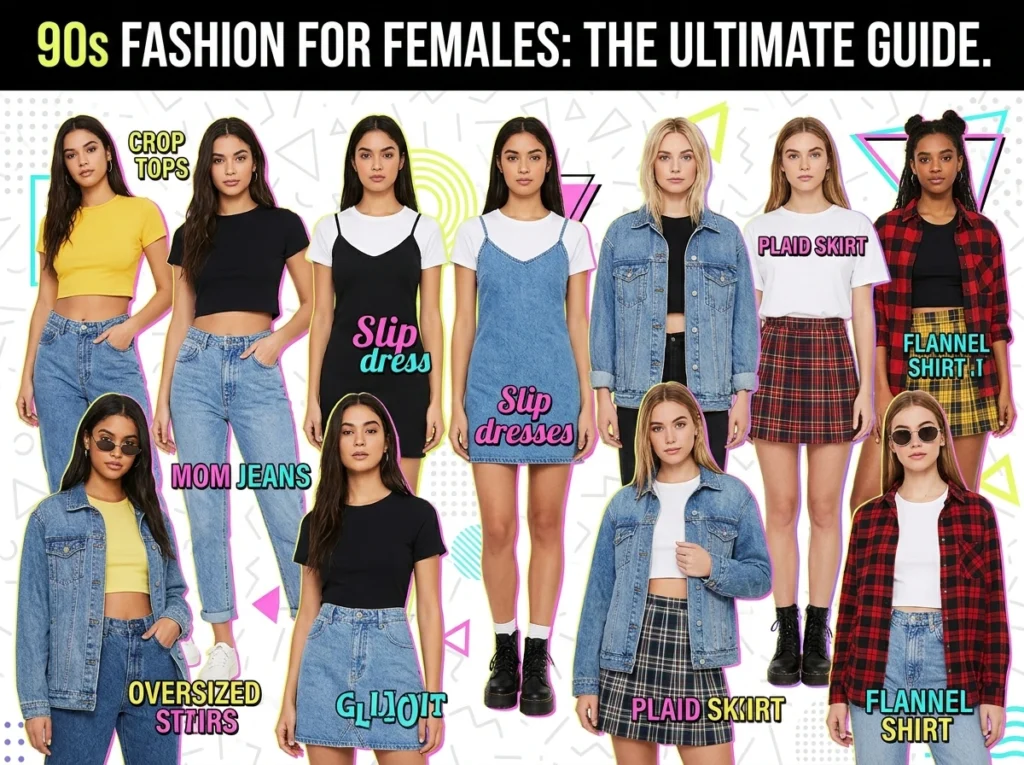 90s fashion for females