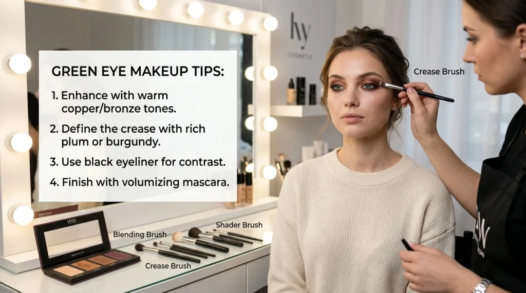 Makeup for Green Eyes