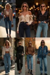 Chic Date Night Outfits with Jeans