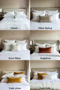7 Pillow Placement Ideas for a Hotel-Style Bedroom