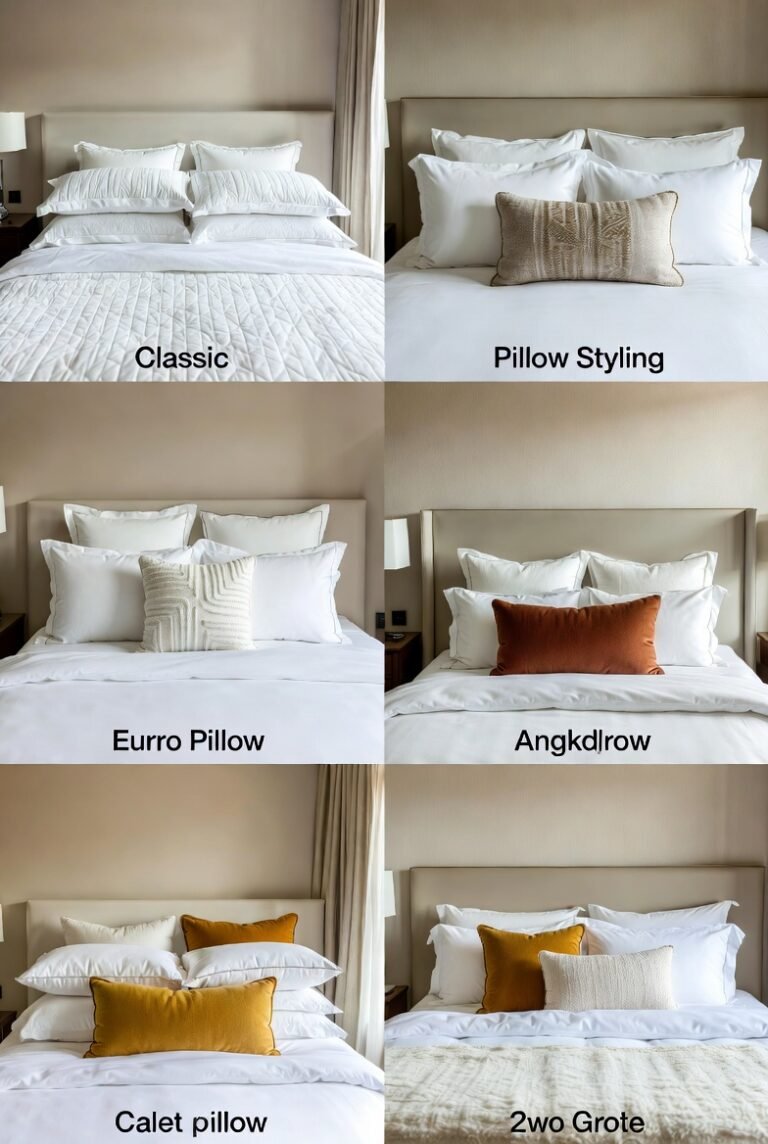 7 Pillow Placement Ideas for a Hotel-Style Bedroom