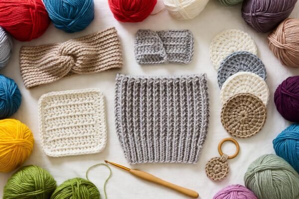 05 Easy Crochet Projects for Beginners