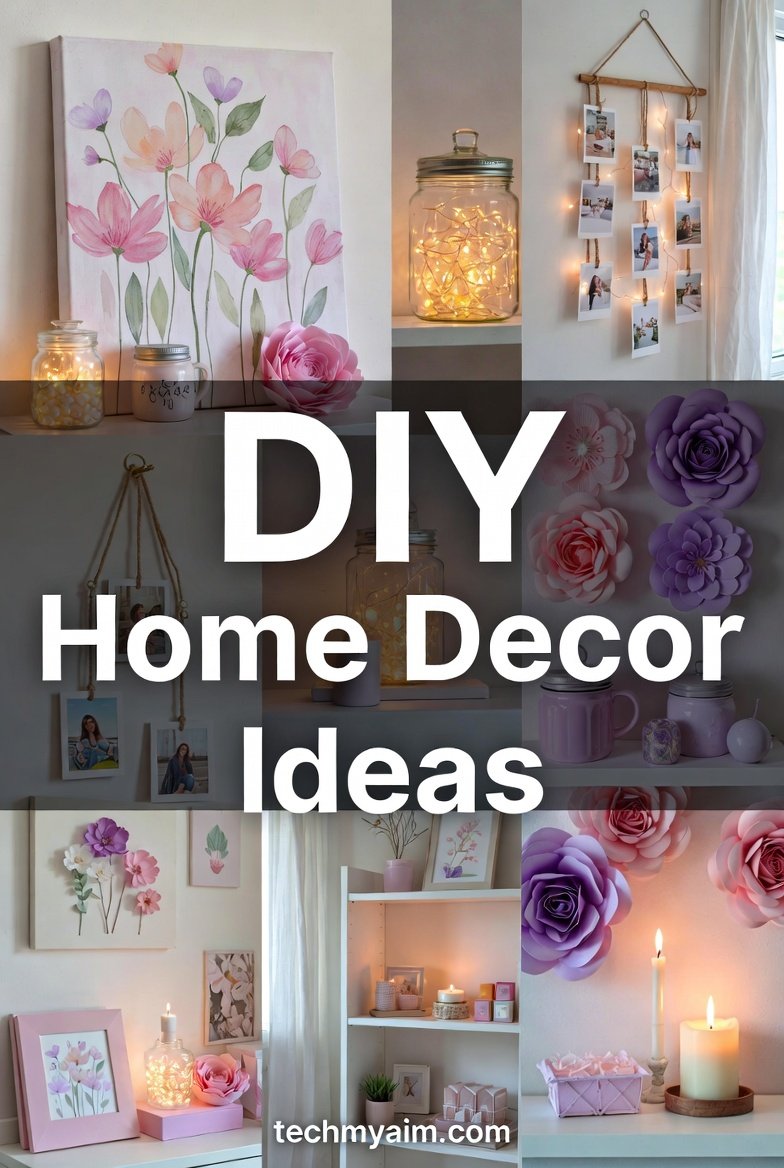 DIY Creative Crafts Home Decor: A Fun Guide with 05 Artistic Handmade Inspirations