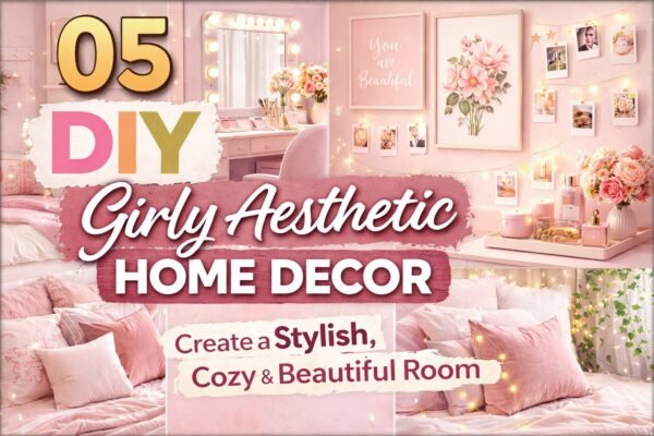05 DIY Girly Aesthetic Home Decor