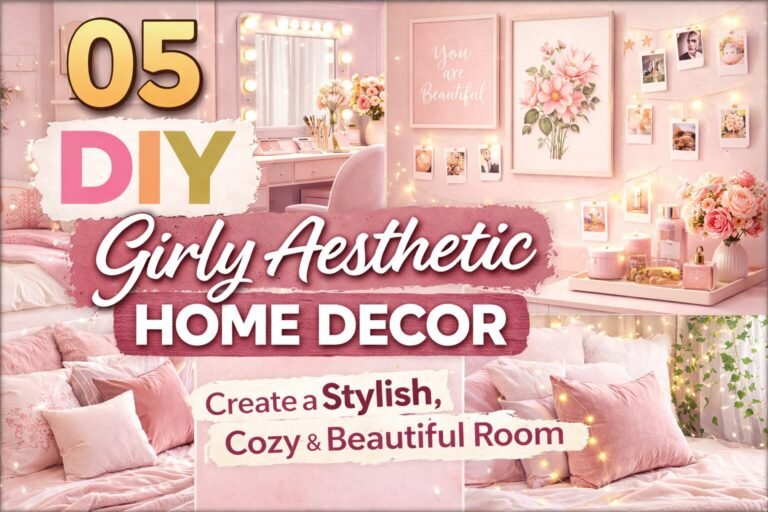 05 DIY Girly Aesthetic Home Decor