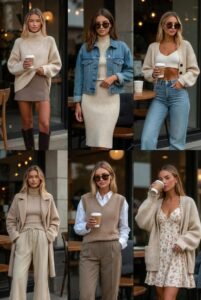 7 Cute Coffee Date Outfits That Are Cozy, Chic, and Flirty ☕✨