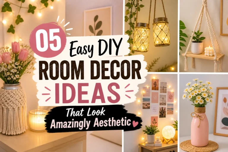 05 Easy DIY Room Decor Ideas That Look Amazingly Aesthetic