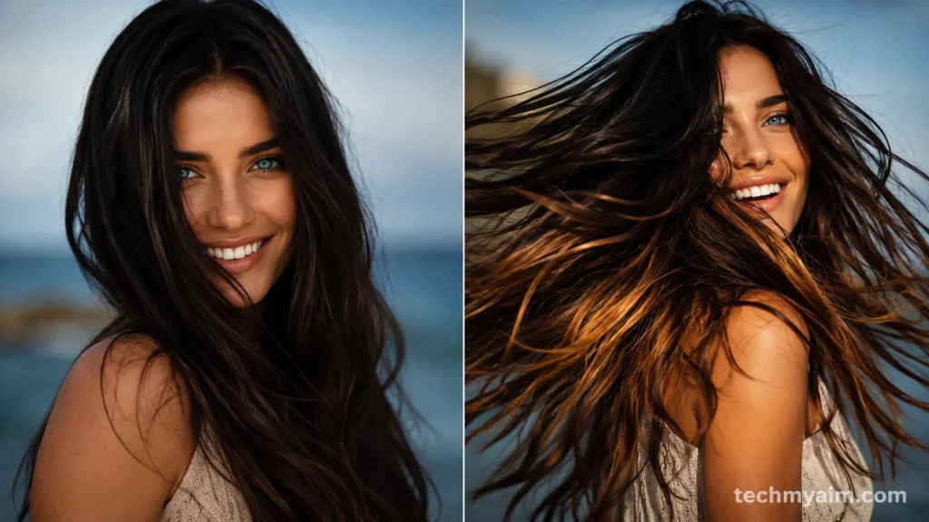 Brown Hair Blue Eyes