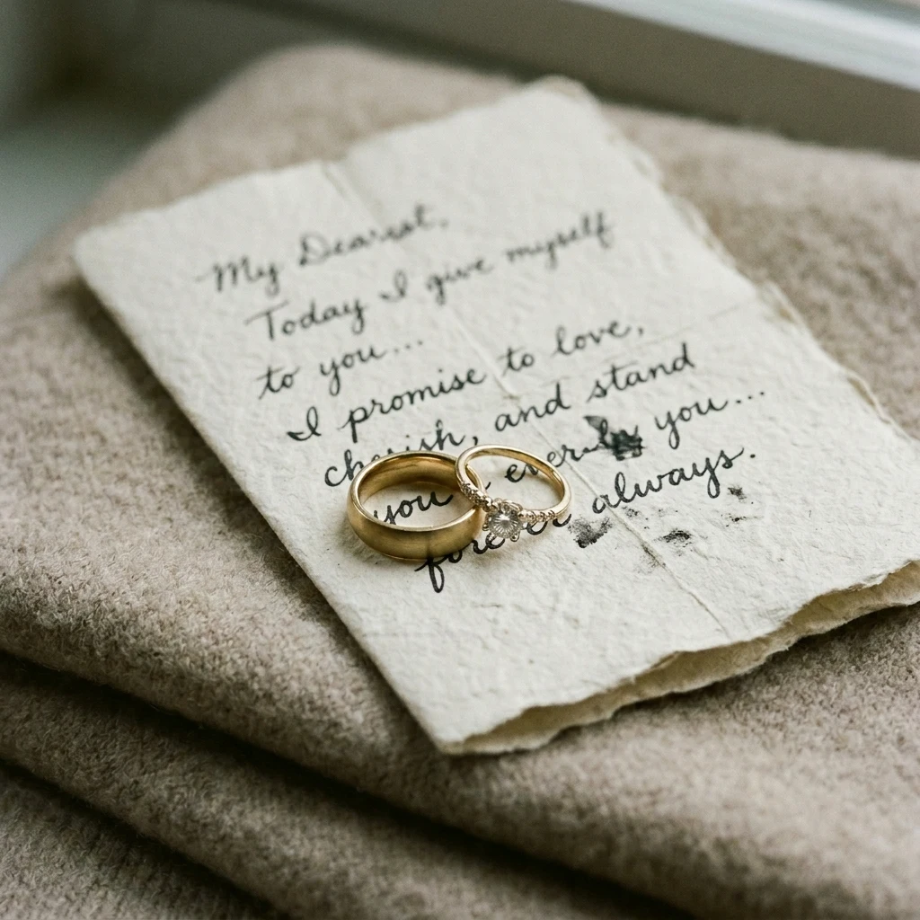 vows on wedding