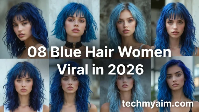 08 Blue Hair Woman Viral in 2026 😱